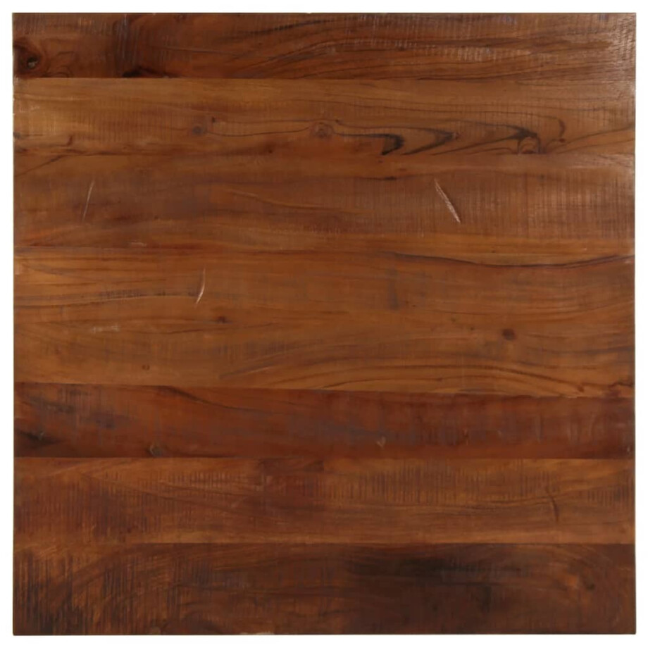 vidaXL Tafelblad vierkant 70x70x2,5 cm massief gerecycled hout afbeelding 1