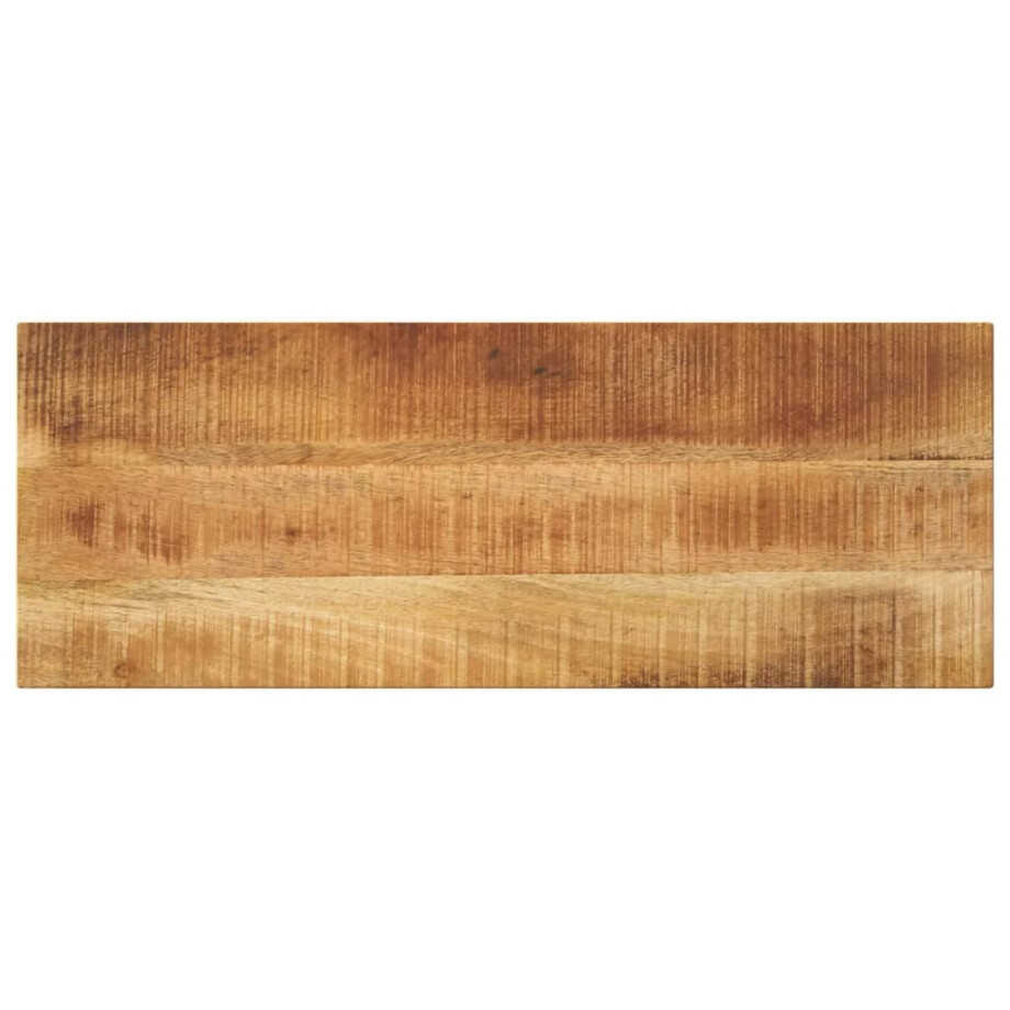 vidaXL Tafelblad rechthoekig 80x30x2,5 cm massief ruw mangohout afbeelding 1