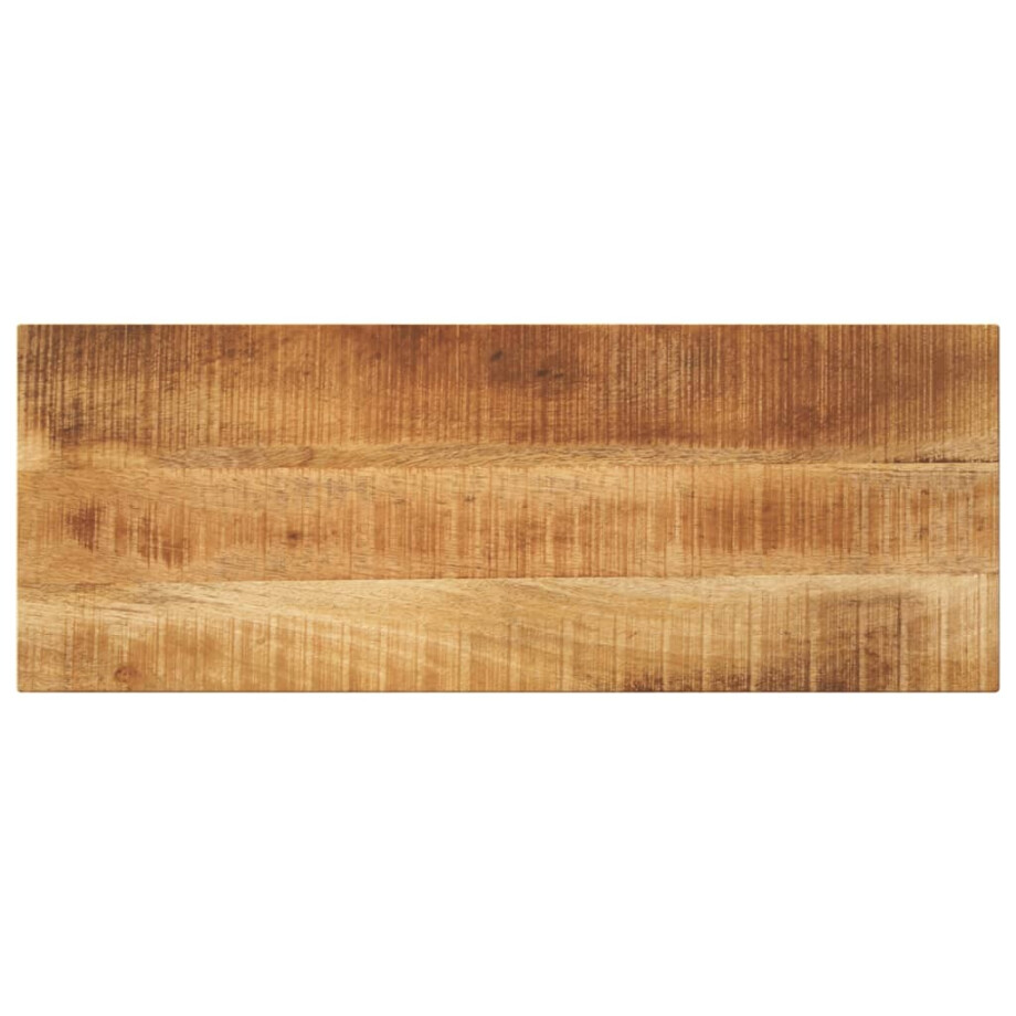 vidaXL Tafelblad rechthoekig 90x30x2,5 cm massief ruw mangohout afbeelding 1
