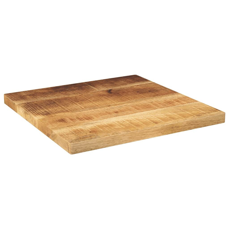 vidaXL Tafelblad vierkant 50x50x2,5 cm massief ruw mangohout afbeelding 1