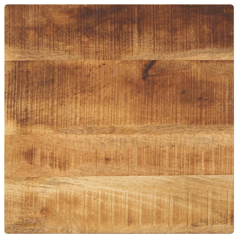 vidaXL Tafelblad vierkant 60x60x2,5 cm massief ruw mangohout afbeelding 1