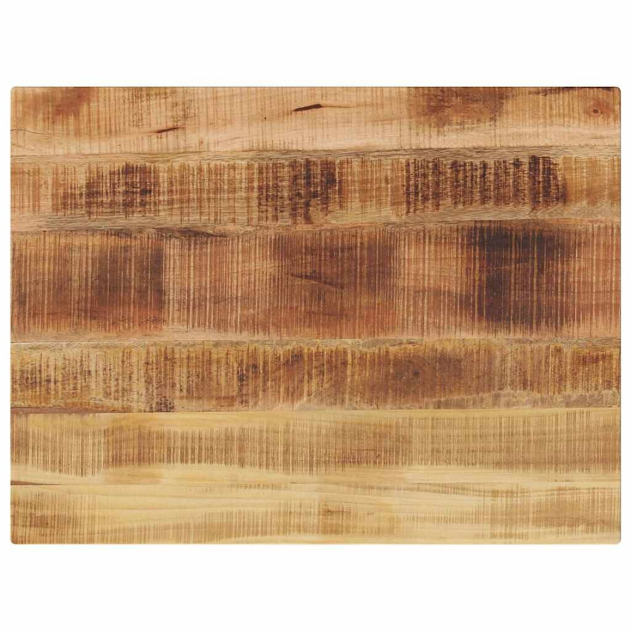 vidaXL Tafelblad rechthoekig 70x60x2,5 cm massief ruw mangohout afbeelding 1