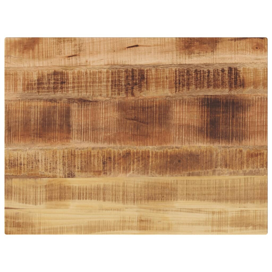 vidaXL Tafelblad rechthoekig 90x60x1,5 cm massief ruw mangohout afbeelding 1