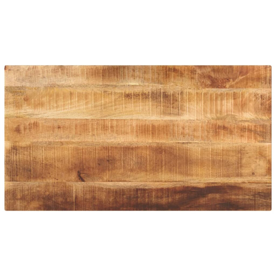 vidaXL Tafelblad rechthoekig 120x50x3,8 cm massief ruw mangohout afbeelding 1