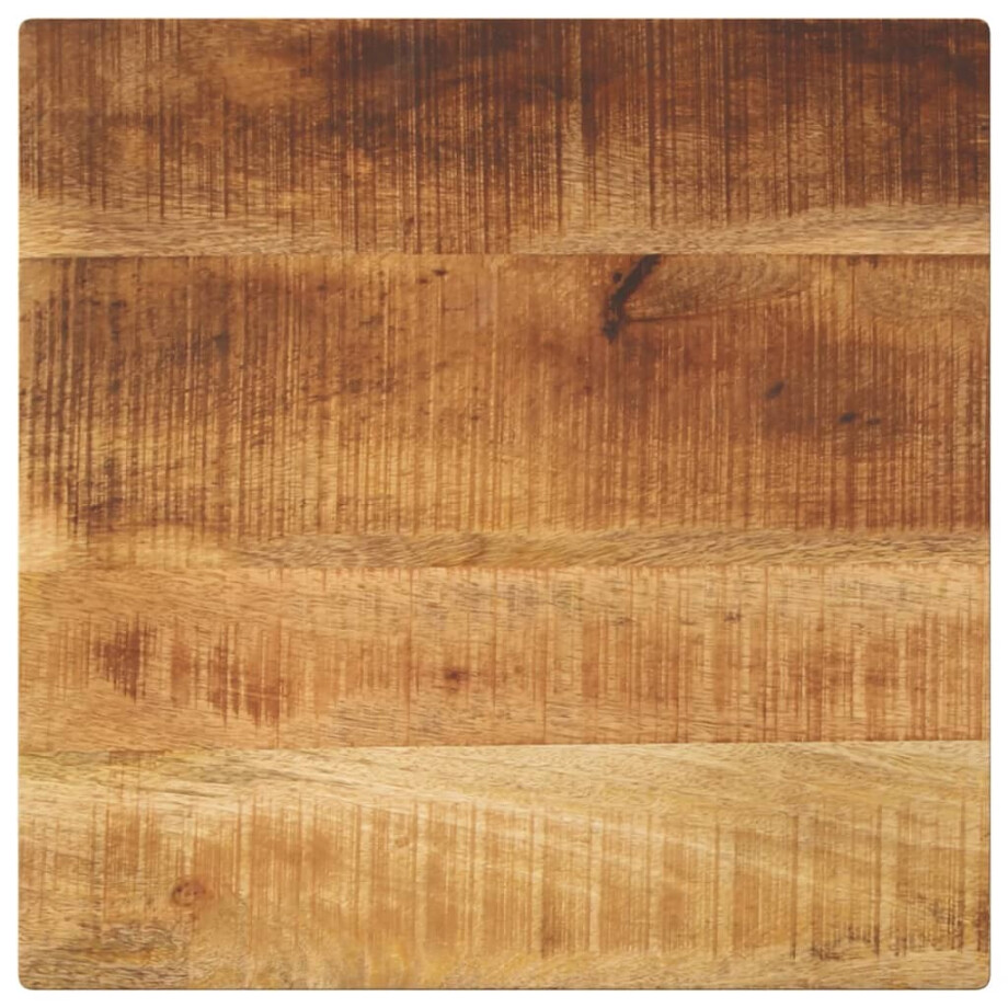 vidaXL Tafelblad vierkant 60x60x3,8 cm massief ruw mangohout afbeelding 1