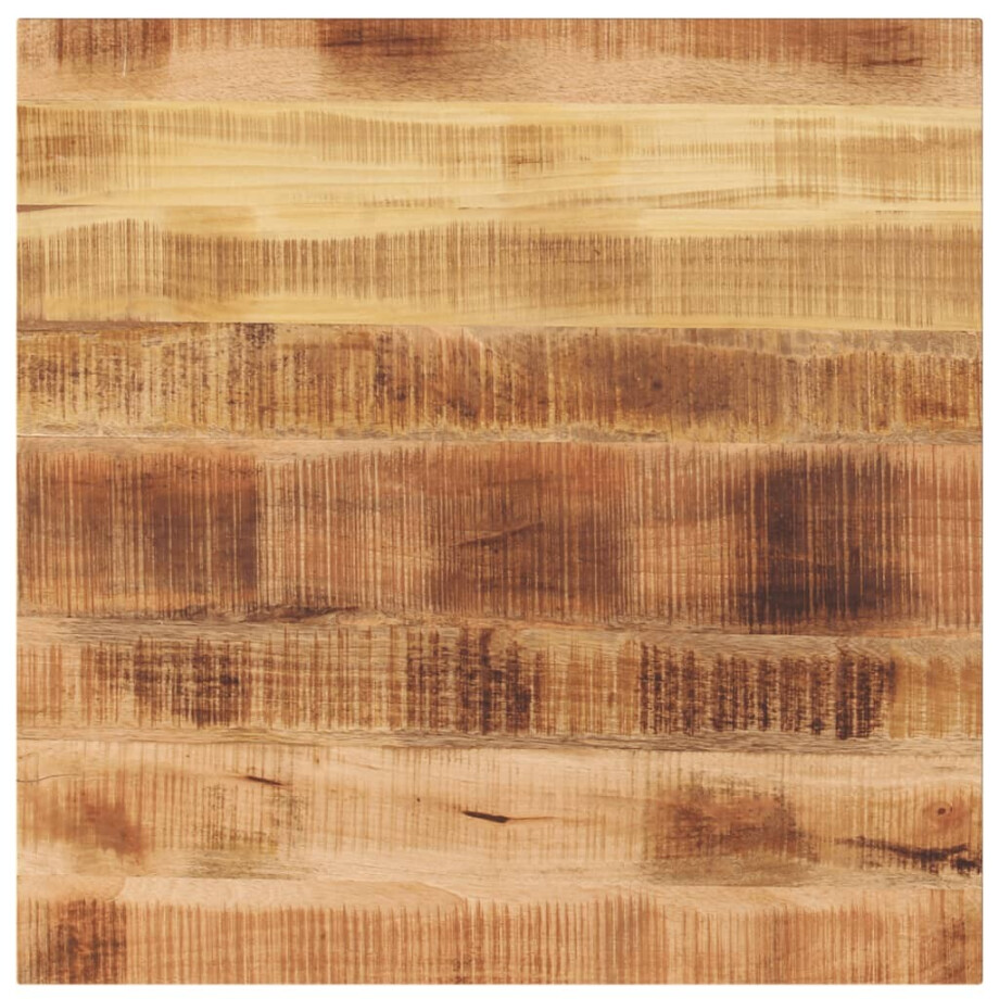 vidaXL Tafelblad vierkant 90x90x3,8 cm massief ruw mangohout afbeelding 1
