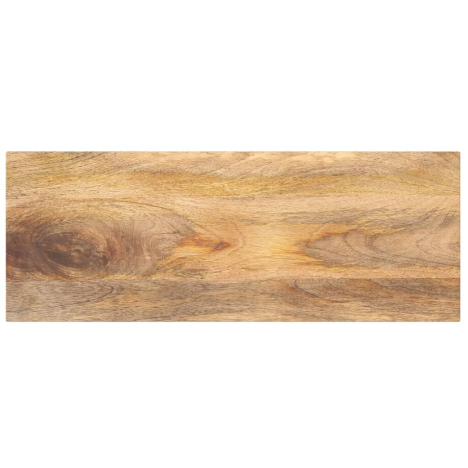 vidaXL Tafelblad rechthoekig 80x30x2,5 cm massief mangohout afbeelding 1