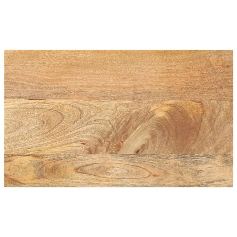 vidaXL Tafelblad rechthoekig 50x40x2,5 cm massief mangohout afbeelding 1