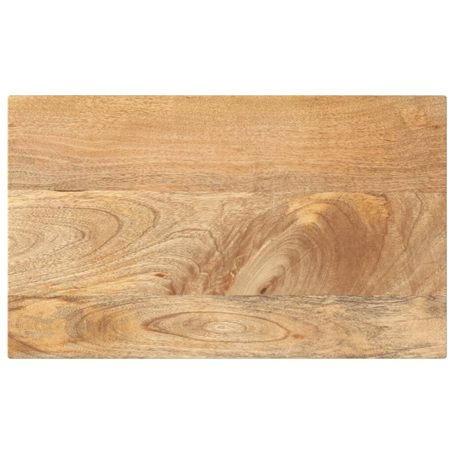 vidaXL Tafelblad rechthoekig 60x40x2,5 cm massief mangohout afbeelding 1