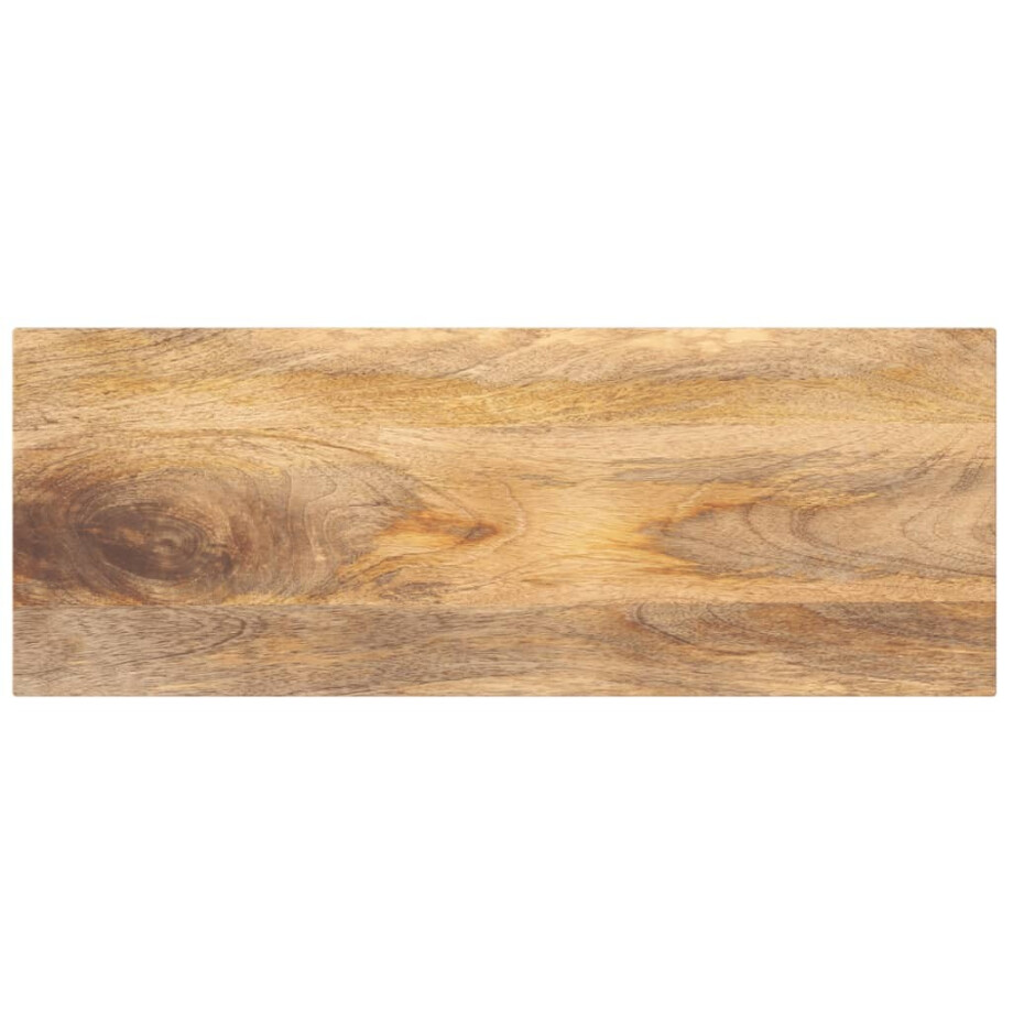 vidaXL Tafelblad rechthoekig 90x40x2,5 cm massief mangohout afbeelding 1