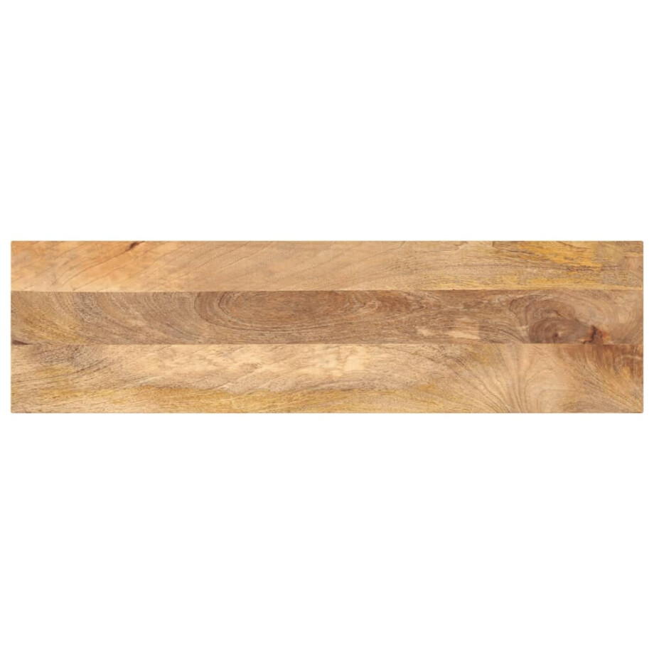 vidaXL Tafelblad rechthoekig 110x40x2,5 cm massief mangohout afbeelding 1