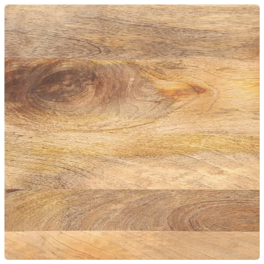 vidaXL Tafelblad vierkant 50x50x3,8 cm massief mangohout afbeelding 1