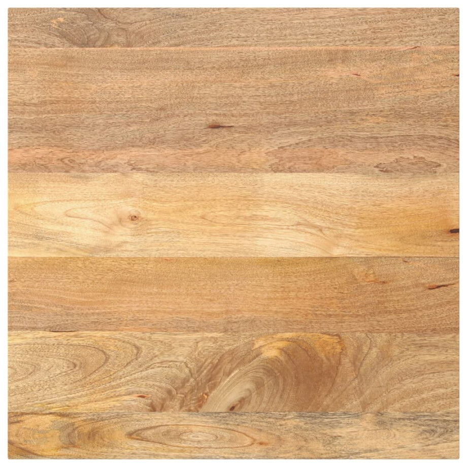 vidaXL Tafelblad vierkant 80x80x3,8 cm massief mangohout afbeelding 1