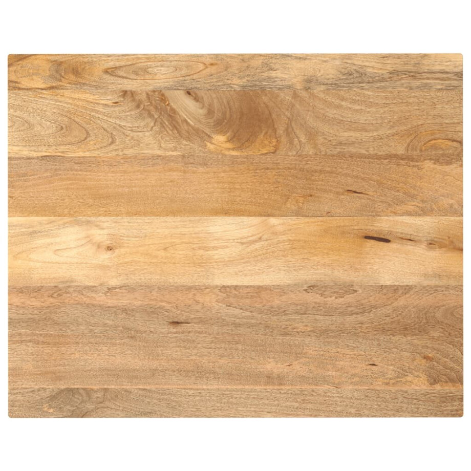 vidaXL Tafelblad rechthoekig 110x80x3,8 cm massief mangohout afbeelding 1