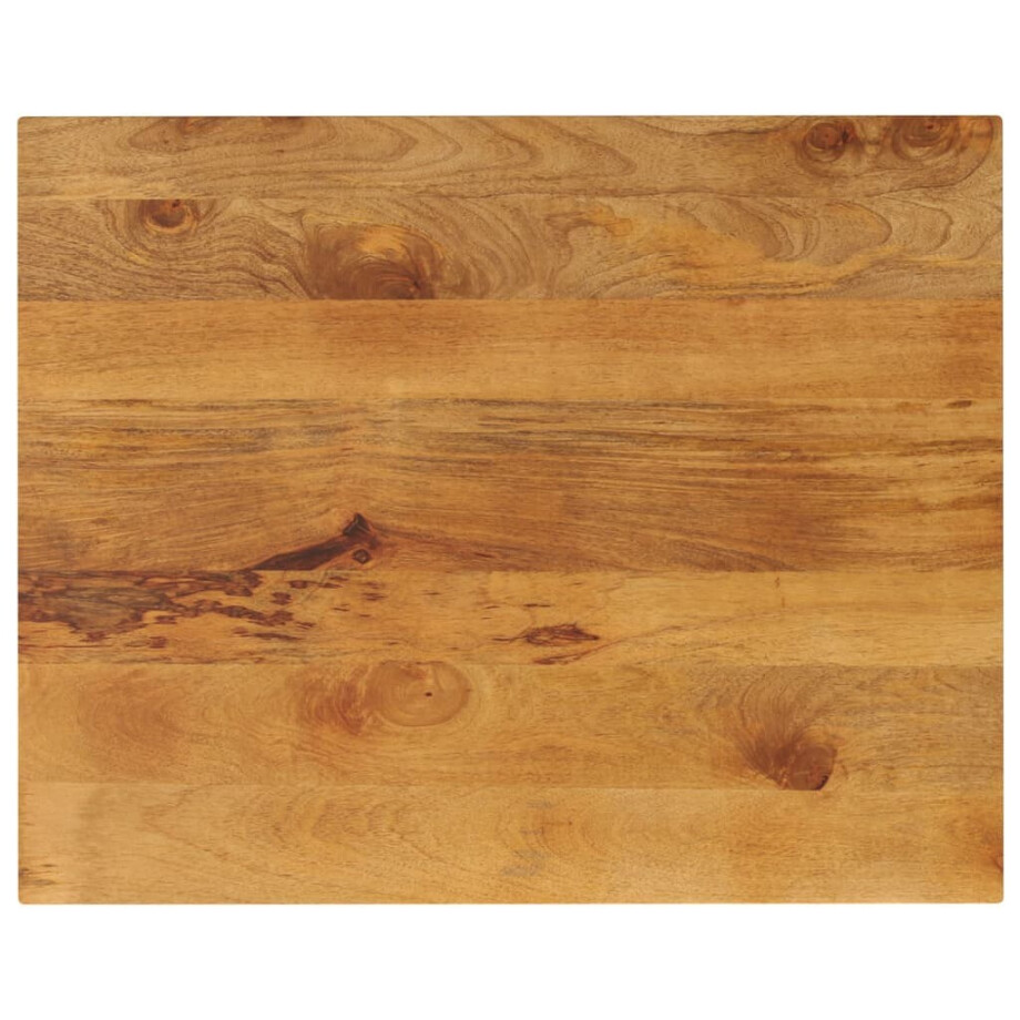 vidaXL Tafelblad rechthoekig 100x80x2,5 cm massief mangohout vidaXL Tafelblad rechthoekig 100x80x2,5 cm massief mangohout afbeelding 1