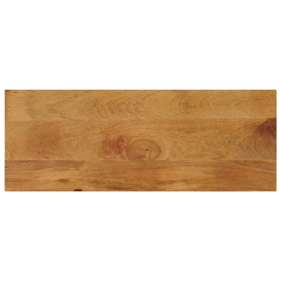vidaXL Tafelblad rechthoekig 90x20x3,8 cm massief mangohout afbeelding 1
