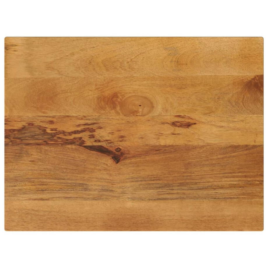 vidaXL Tafelblad rechthoekig 90x50x3,8 cm massief mangohout afbeelding 1