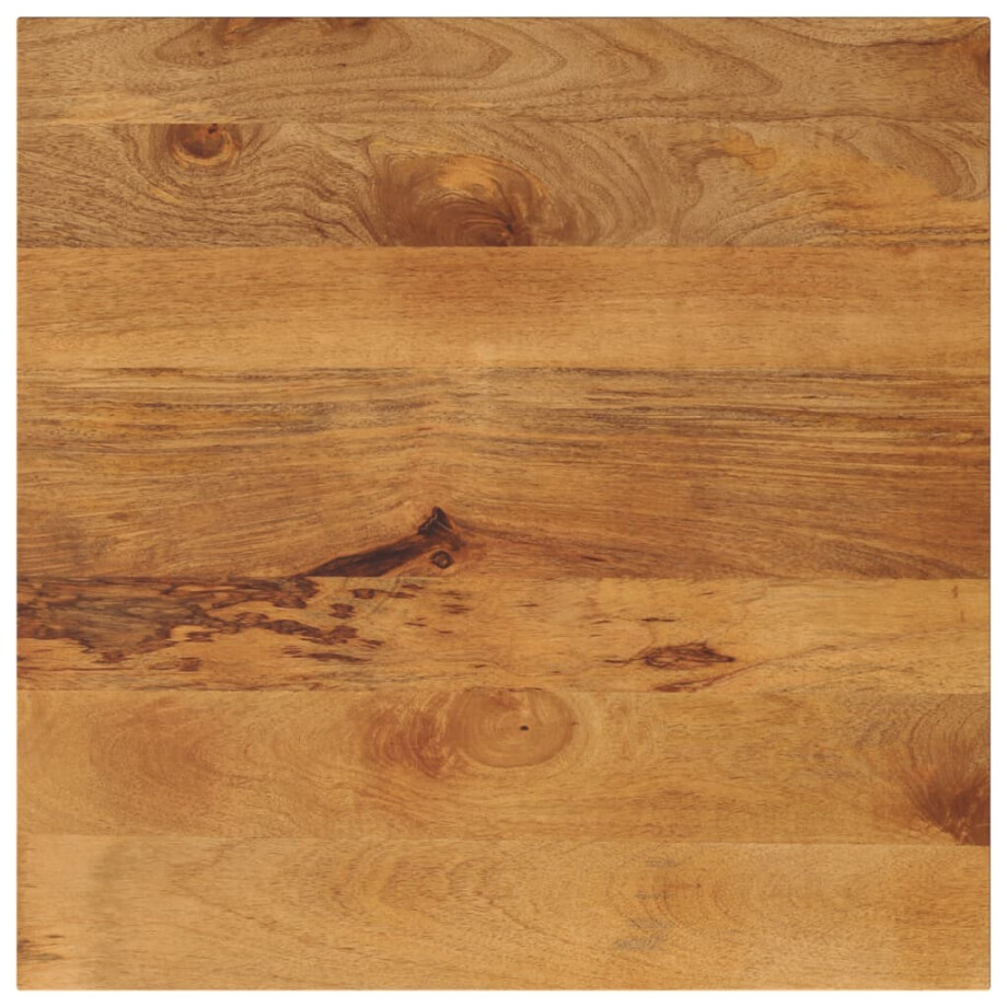 vidaXL Tafelblad vierkant 70x70x3,8 cm massief mangohout afbeelding 1