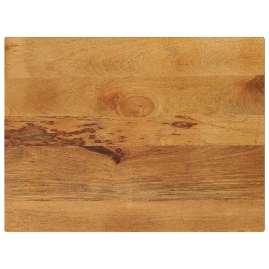 vidaXL Tafelblad rechthoekig 90x70x3,8 cm massief mangohout afbeelding 1