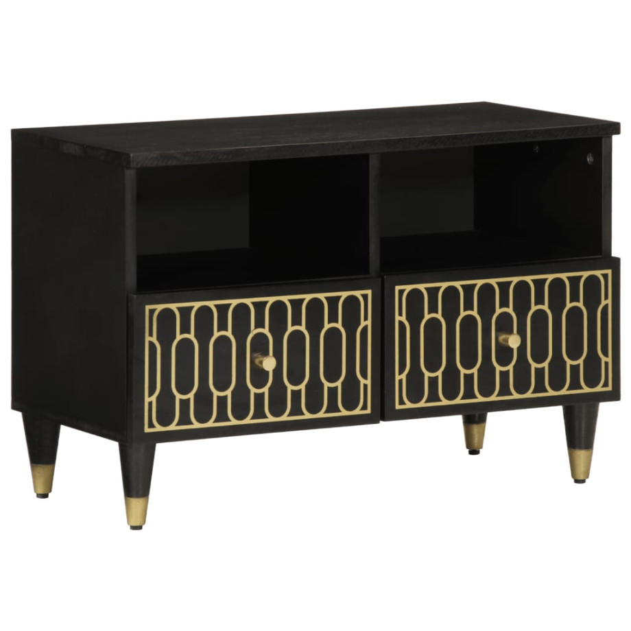 vidaXL Tv-meubel 70x33x46 cm massief mangohout afbeelding 1