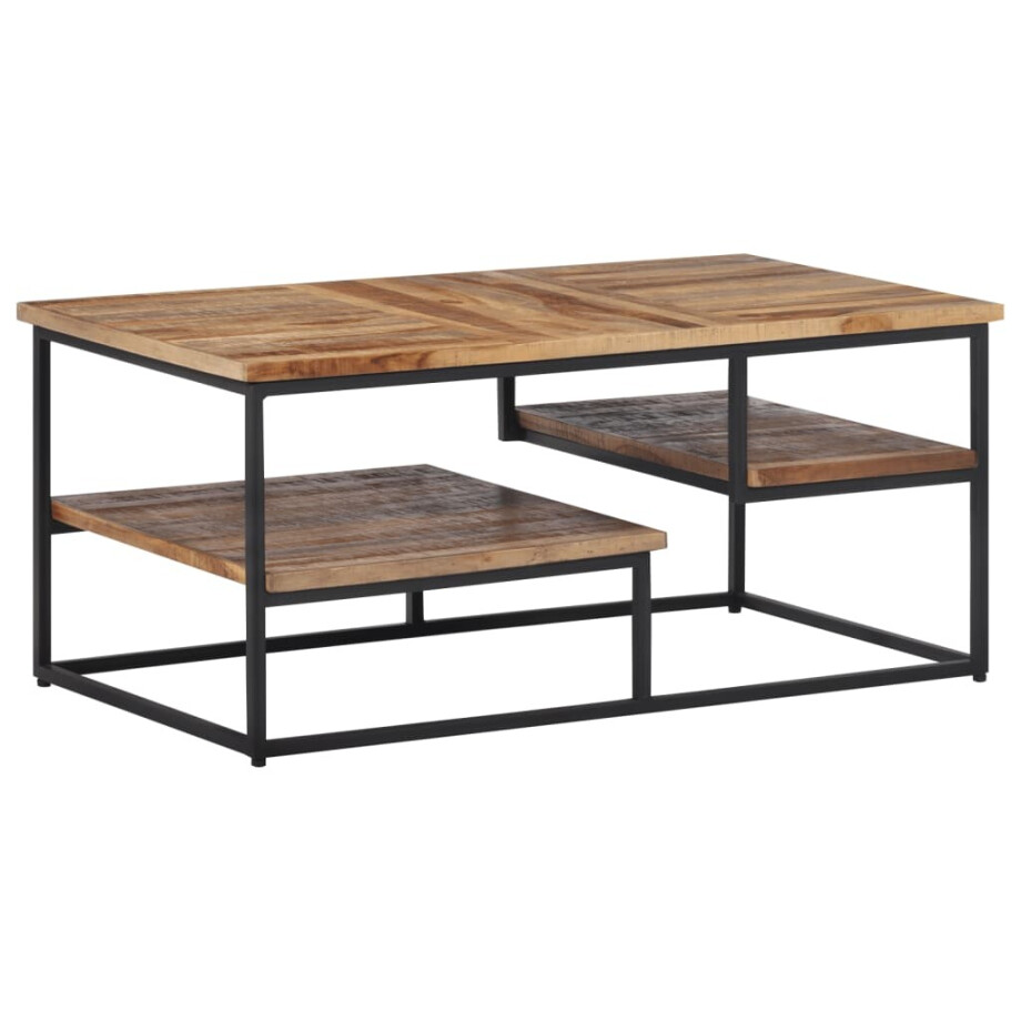 vidaXL Salontafel 90x50x39 cm massief gerecycled teakhout vidaXL Salontafel 90x50x39 cm massief gerecycled teakhout afbeelding 1