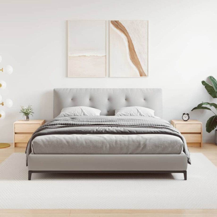 vidaXL Nachtkastjes 2 st 40x31x35,5 cm massief grenenhout afbeelding 1