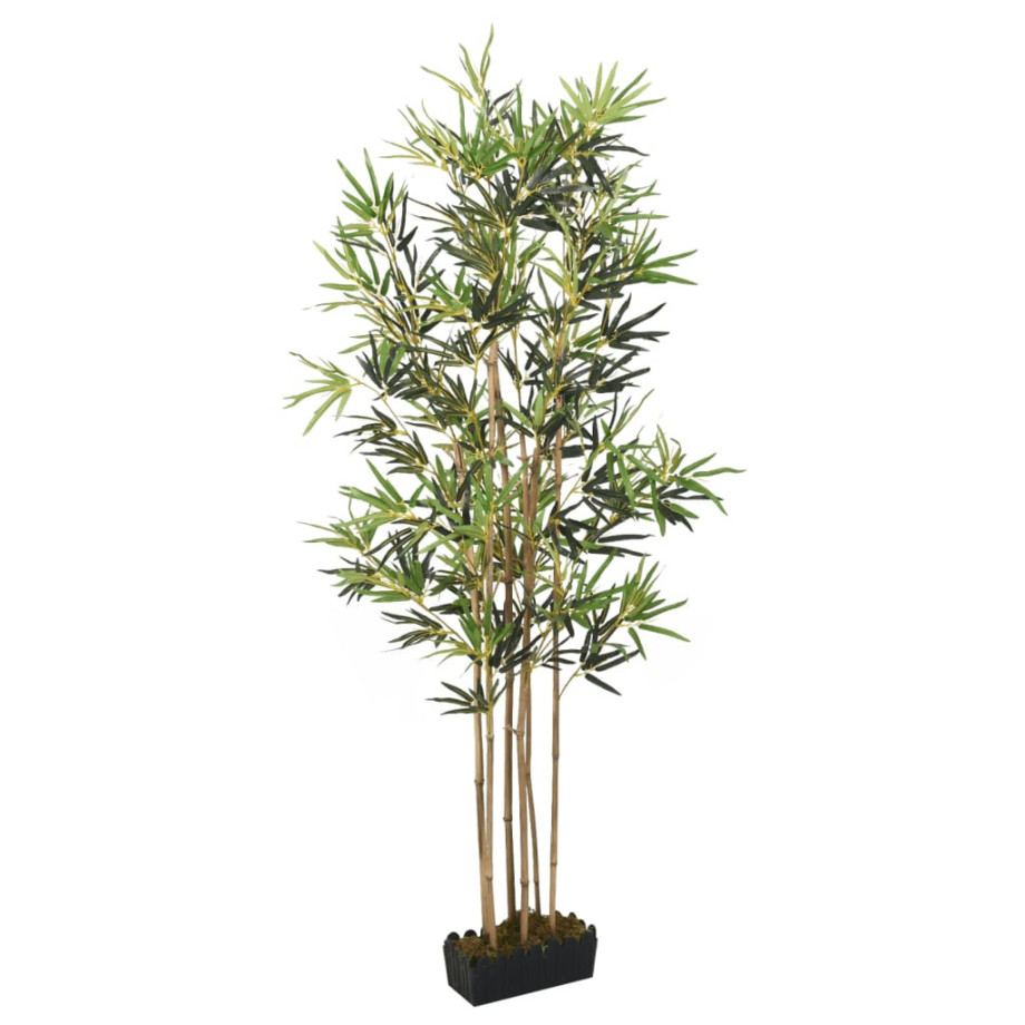 vidaXL Kunstplant bamboe 368 bladeren 80 cm groen afbeelding 1