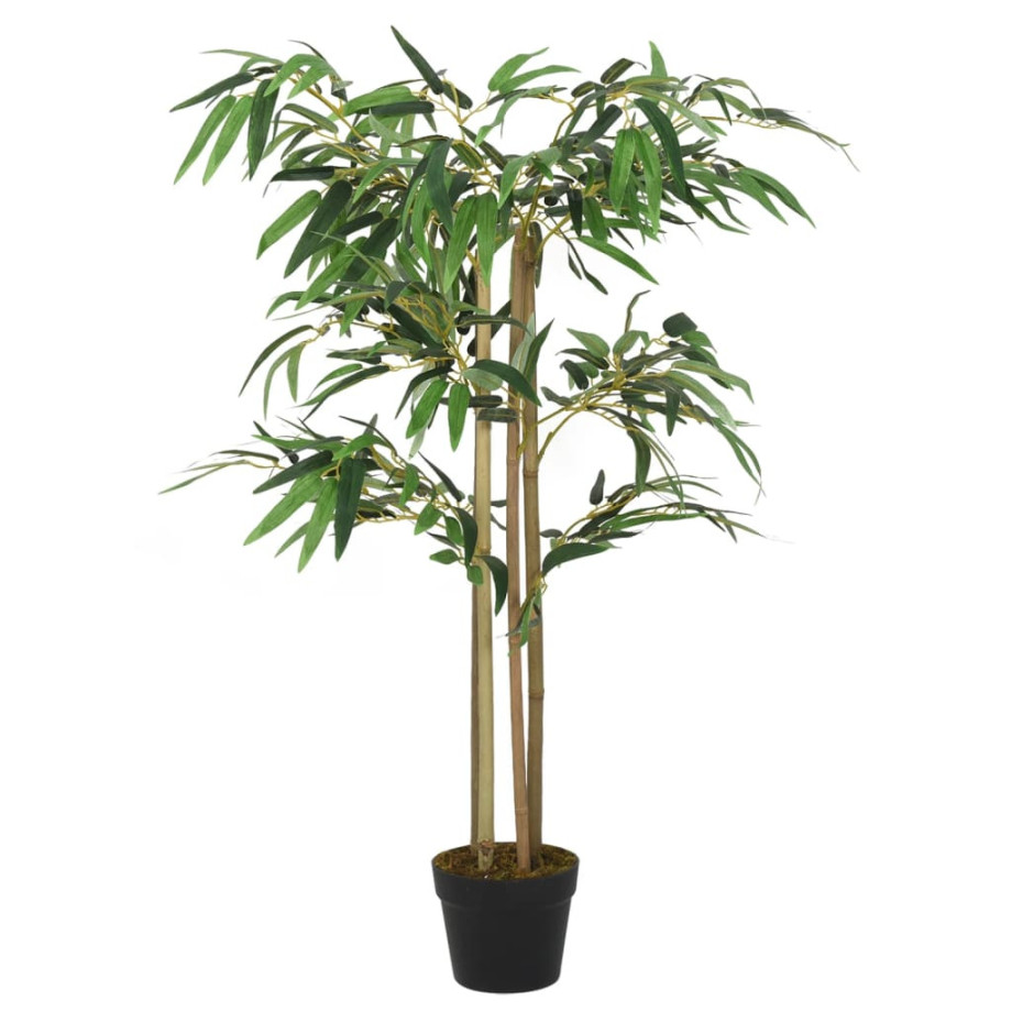 vidaXL Kunstplant bamboe 380 bladeren 80 cm groen afbeelding 1