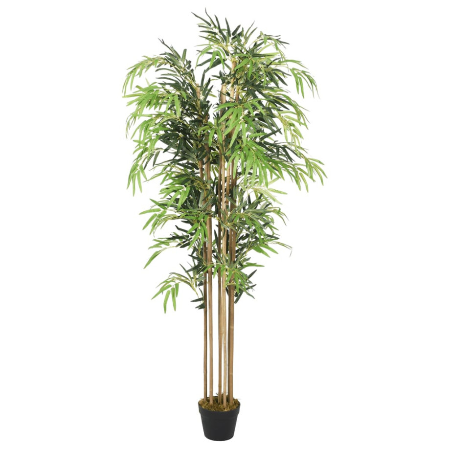 vidaXL Kunstplant bamboe 500 bladeren 80 cm groen afbeelding 1
