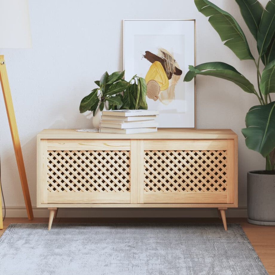 vidaXL Kastdeuren met latwerk 2 st 59,5x39,5 cm massief grenenhout vidaXL Kastdeuren met latwerk 2 st 59,5x39,5 cm massief grenenhout afbeelding 1