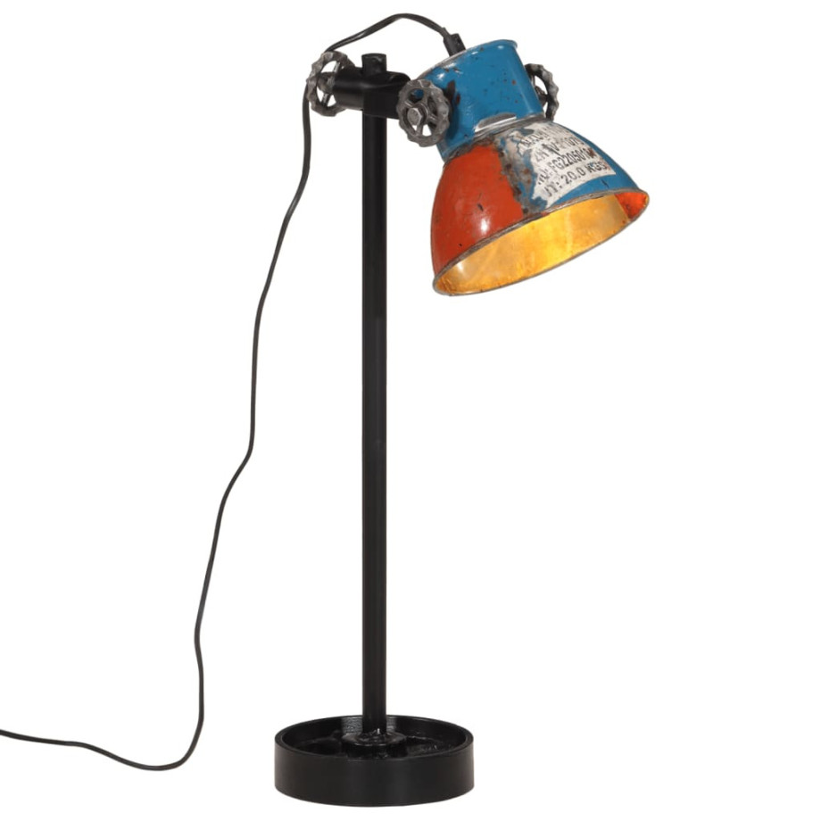 vidaXL Bureaulamp 25 W E27 15x15x55 cm meerkleurig afbeelding 1