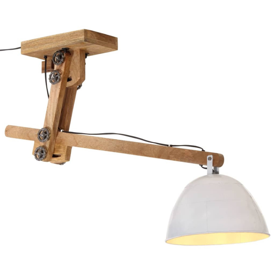 vidaXL Plafondlamp 25 W E27 105x30x65-108 cm wit afbeelding 1