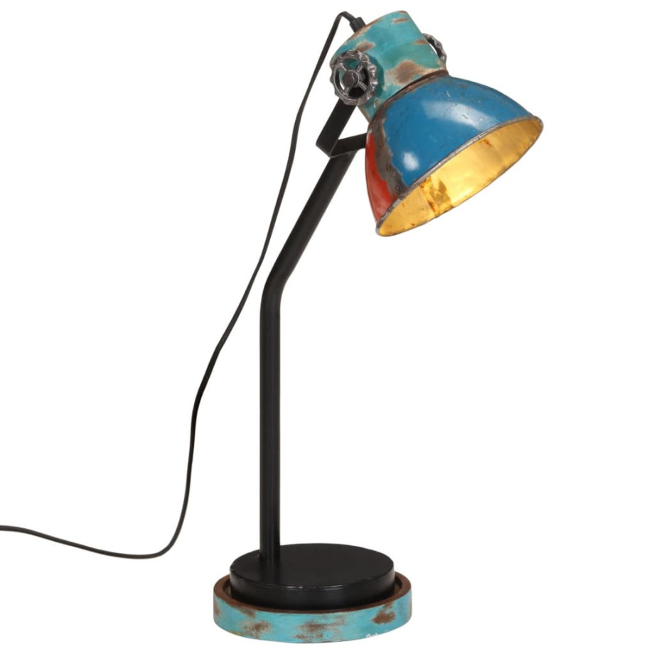 vidaXL Bureaulamp 25 W E27 18x18x60 cm meerkleurig afbeelding 1