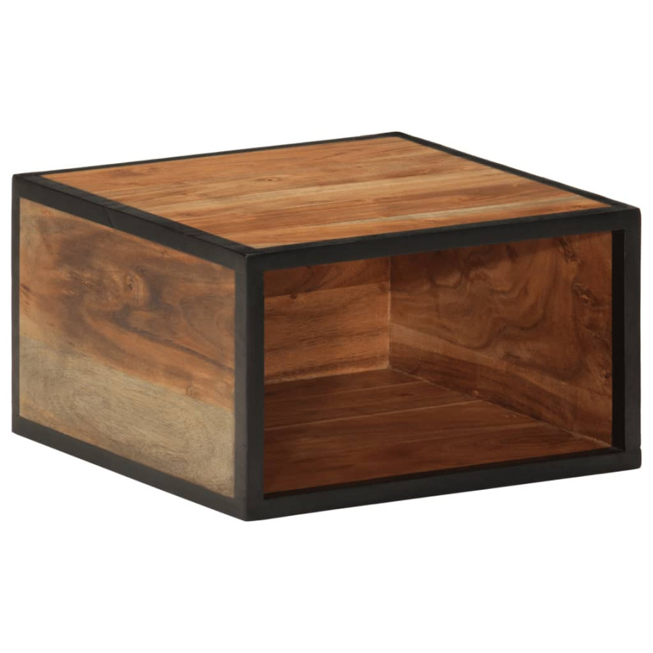 vidaXL Nachtkastje wandgemonteerd 35x35x20 cm massief acaciahout vidaXL Nachtkastje wandgemonteerd 35x35x20 cm massief acaciahout afbeelding 1