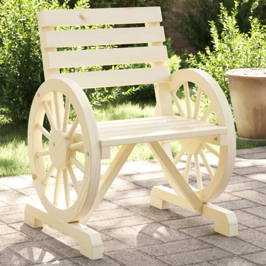 vidaXL Tuinstoelen 2 st 58x58x78,5 cm massief vurenhout afbeelding 1