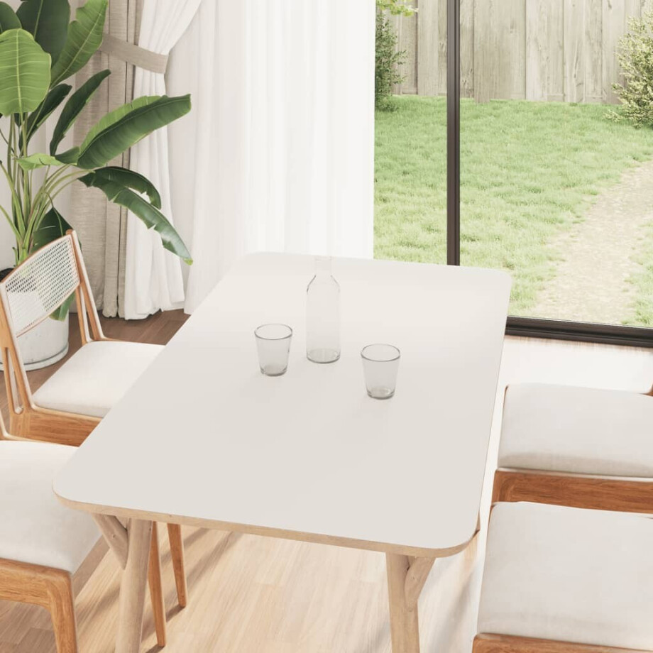 vidaXL Meubelsticker Zelfklevend Mat Wit 90x500 cm PVC vidaXL Meubelsticker Zelfklevend Mat Wit 90x500 cm PVC afbeelding 1