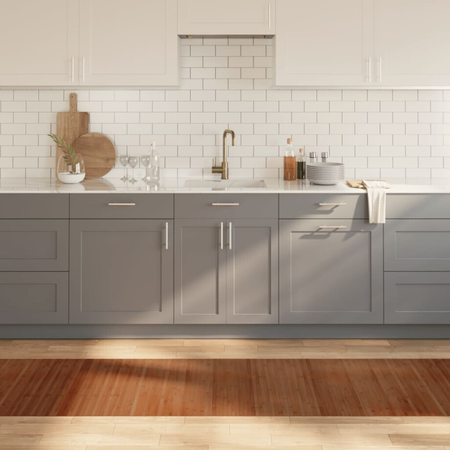 vidaXL Vloerkleed rechthoekig 70x400 cm bamboe bruin afbeelding 1