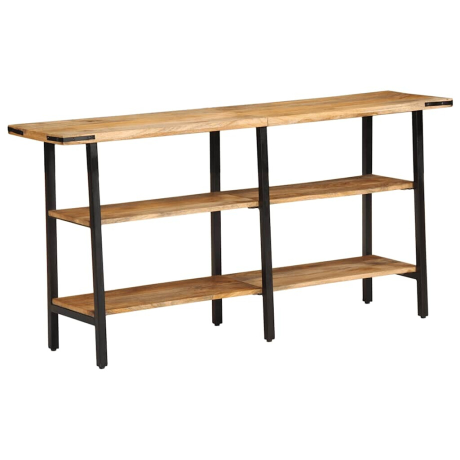 vidaXL Wandtafel 140x35x70 cm massief mangohout vidaXL Wandtafel 140x35x70 cm massief mangohout afbeelding 1
