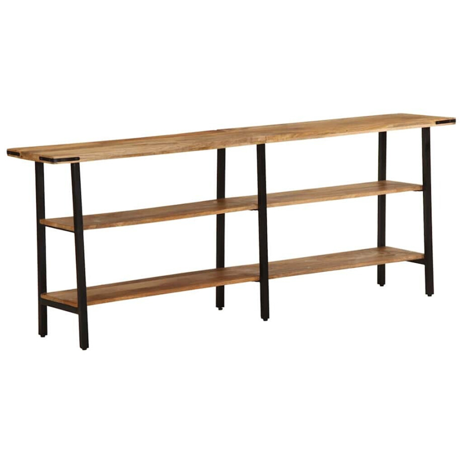 vidaXL Wandtafel 180x35x70 cm massief mangohout vidaXL Wandtafel 180x35x70 cm massief mangohout afbeelding 1
