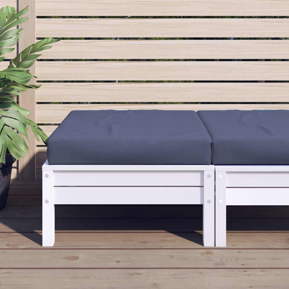 vidaXL Palletkussen 60x60x9,5 cm oxford stof marineblauw afbeelding 1