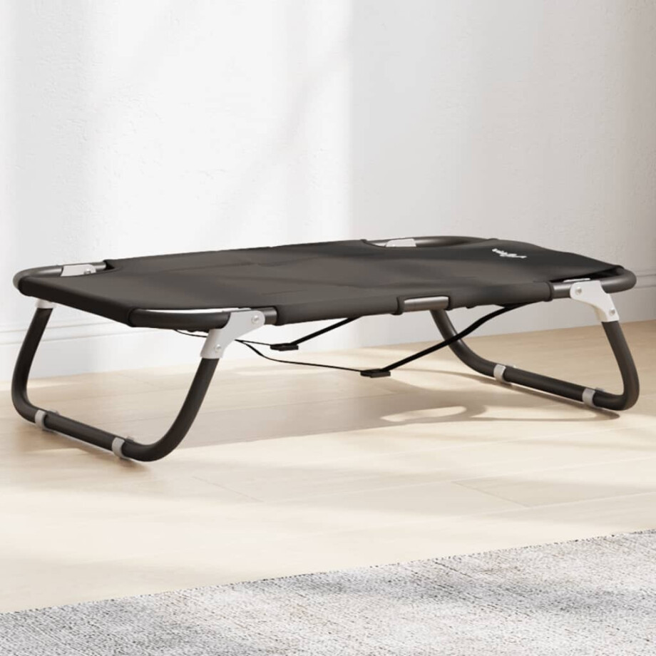 vidaXL Hondenmand inklapbaar oxford stof en staal antracietkleurig afbeelding 1