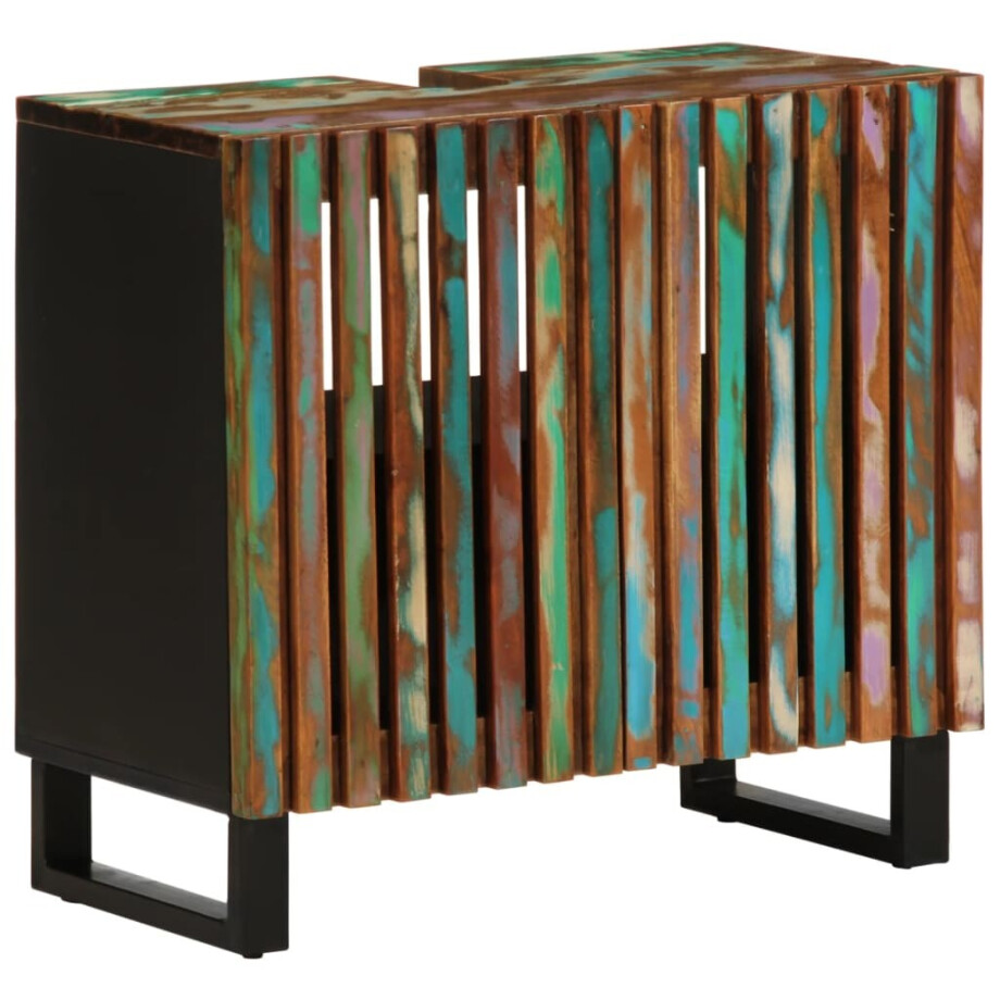 vidaXL Wastafelkast 62x34x58 cm massief acaciahout vidaXL Wastafelkast 62x34x58 cm massief acaciahout afbeelding 1