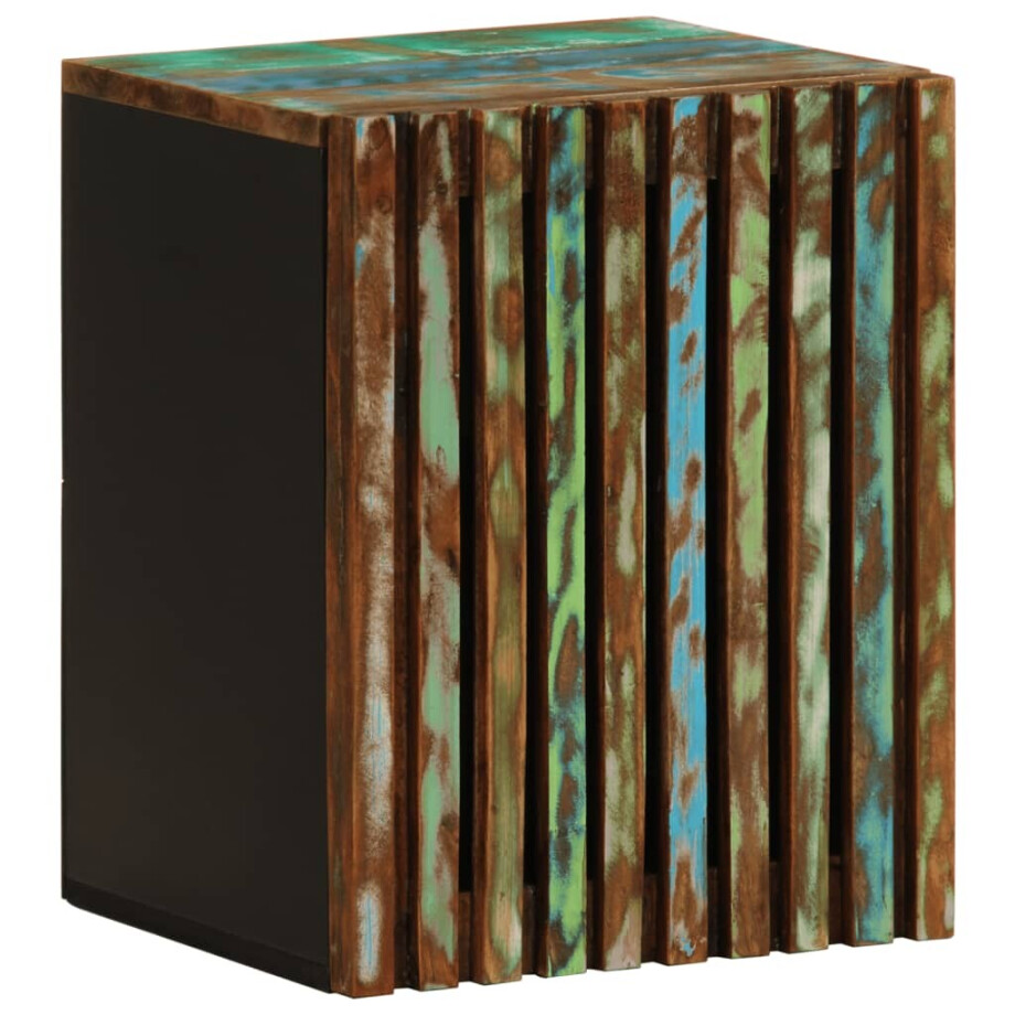 vidaXL Badkamerwandkast 38x34x48 cm massief acaciahout afbeelding 1