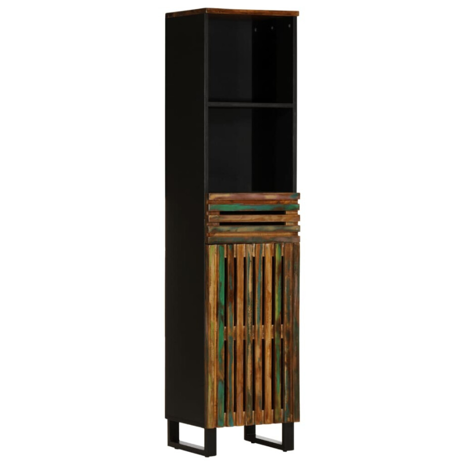 vidaXL Dressoir 38x34x160 cm massief acaciahout afbeelding 1