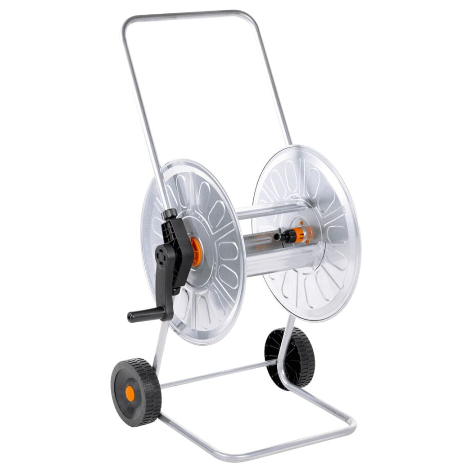 vidaXL Tuinslangkar voor 80 m 1/2" of 50 m 3/4" slang staal vidaXL Tuinslangkar voor 80 m 1/2" of 50 m 3/4" slang staal afbeelding 1