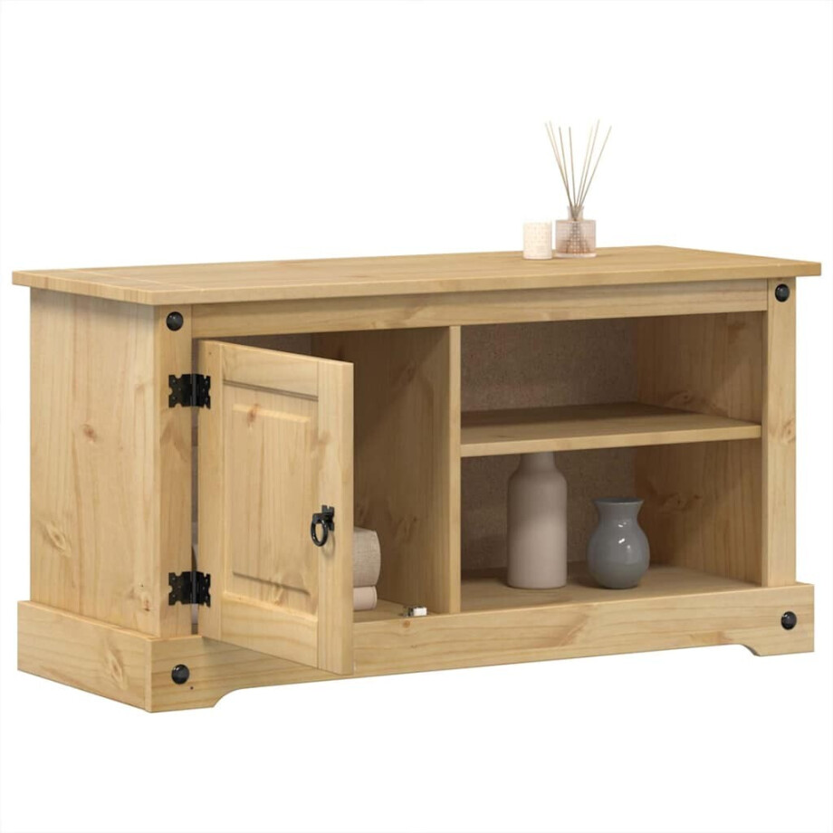 vidaXL Tv-meubel Corona 100x40x52 cm massief grenenhout afbeelding 1