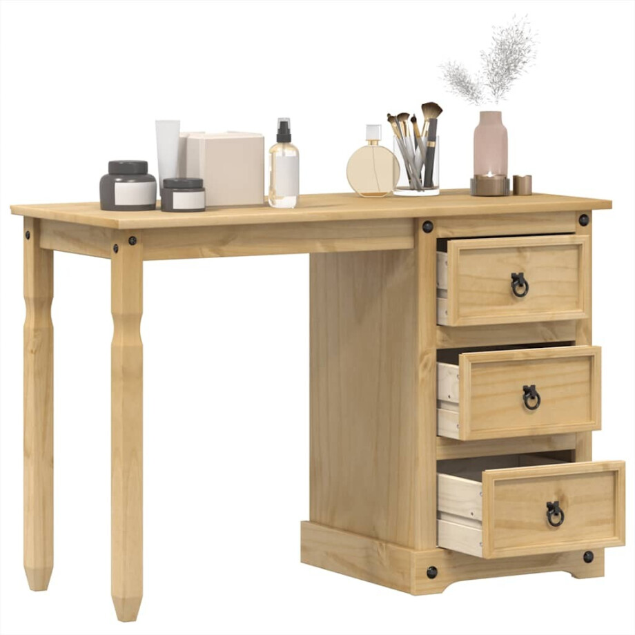 vidaXL Kaptafel Corona 110x47x75 cm massief grenenhout afbeelding 1