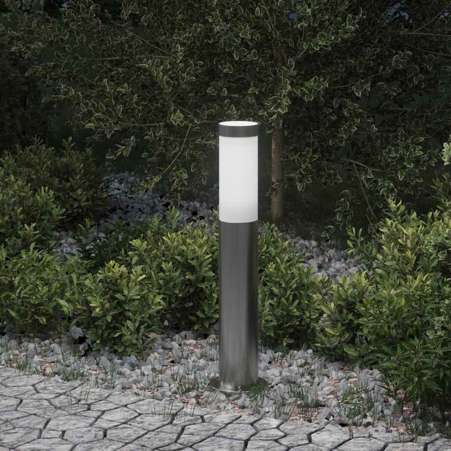 vidaXL Bolderverlichting 50 cm RVS IP44 afbeelding 1