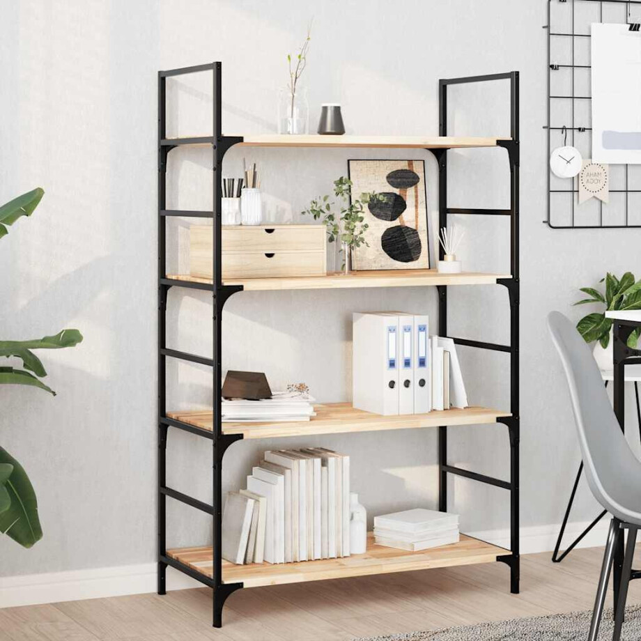 vidaXL Wandschap zwevend 80x40x2 cm onbehandeld massief acaciahout vidaXL Wandschap zwevend 80x40x2 cm onbehandeld massief acaciahout afbeelding 1