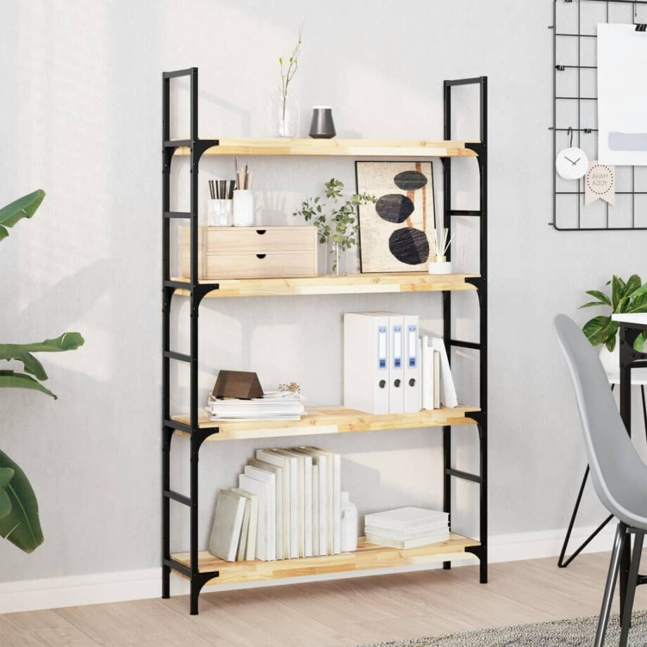 vidaXL Wandschappen 3 st zwevend 80x20x4 cm onbehandeld acaciahout vidaXL Wandschappen 3 st zwevend 80x20x4 cm onbehandeld acaciahout afbeelding 1
